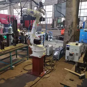 वेल्डरों के लिए औद्योगिक 6-एक्सिस रोबोट आर्म, वेल्डिंग मशीन के साथ उपयोग के लिए कम स्पैटर स्वचालित वेल्डिंग रोबोट आर्म