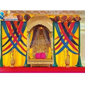 ธีมงานแต่งงานสไตล์อาหรับแบบพกพาทันสมัย Heena เวทีปาร์ตี้สีสันกำหนดขนาดเองได้ - Product Image 1