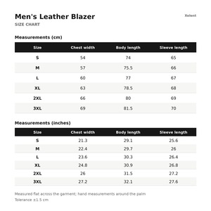 Blazer en cuir pour homme, en cuir d'agneau véritable, simple boutonnage, revers cranté, veste en cuir sur mesure, logo personnalisé OEM - Product Image 6