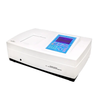Spectrophotomètre à balayage automatique à double faisceau 8 cellules, spectromètre visuel, largeur de bande spectrale 1 nm, support de cellules pratique