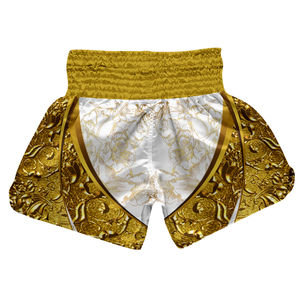 Short de sport unisexe professionnel d'usine avec logo personnalisé design sublimé mode short thaïlandais respirant à séchage rapide pour hommes shorts pour hommes - Product Image 3