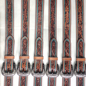 Ceintures Western en cuir véritable 100% personnalisées - Ceintures décontractées de qualité supérieure avec boucle à ardillon pour hommes et femmes, confortables et durables - Product Image 1