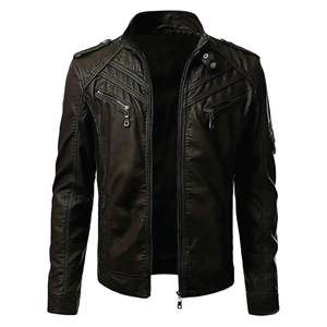 Veste moto gothique unisexe tendance 2025 coupe-vent grande taille streetwear d'hiver à bas prix - Product Image 2