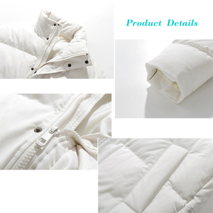 Fabricant d'usine Vêtements personnalisés Hommes Veste coupe-vent matelassée d'hiver Chaude Imperméable Légère en duvet - Product Image 2