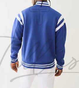 Chaqueta Universitaria de Invierno de Alta Calidad para Hombre y Mujer, Logotipo Bordado en la Parte Delantera, Personalizable, Poliéster/Algodón Transpirable - Product Image 2