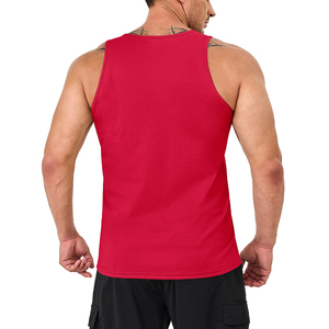 2024 nueva venta al por mayor de tela transpirable entrenamiento liso gimnasio chicos camisetas sin mangas al por mayor mejor camiseta sin mangas para hombres - Product Image 4