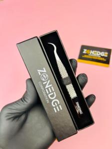 Meilleure vente pince à cils en argent pointe pointue en acier inoxydable de haute qualité pour isoler les cils naturels de marque privée - Product Image 2