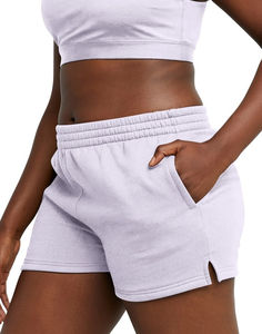 Shorts de sport pour femmes en gros, 100% coton molletonné, respirant, anti-transpiration, logo personnalisé, taille haute pour les athlètes et les cyclistes - Product Image 4