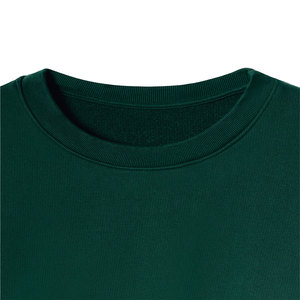 เสื้อสเวตเตอร์คอตตอนผสมของผู้ชายเสื้อสเวตเตอร์คอตตอนปักโลโก้เสื้อคอกลมเสื้อสวมหัวแขนยาวผ้าเทอร์รี่สไตล์ฝรั่งเศสเปิดไหล่ตก - Product Image 6