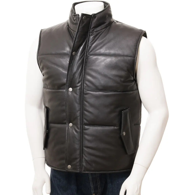 Men Puffer Vest Custom Outdoor Lightweight