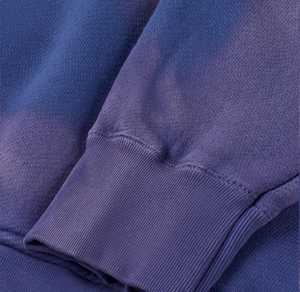 Sudaderas personalizadas para hombre, sudadera gruesa con lavado ácido, sudadera con dobladillo deshilachado, bordado desgastado - Product Image 6