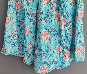 กระโปรงแมกซี่โบโฮสำหรับผู้หญิงผ้าคอตตอนเอวยางยืดพิมพ์ลายชายหาดยาวระบายอากาศได้ดีของขวัญเทนนิสไซส์ XS สำหรับผู้หญิง - Product Image 3