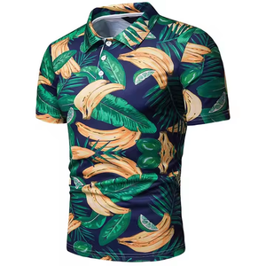 Polos à sublimation, tissu en coton respirant à la coupe ajustée et élégant avec des imprimés graphiques sublimés, parfait pour les looks estivaux - Product Image 4