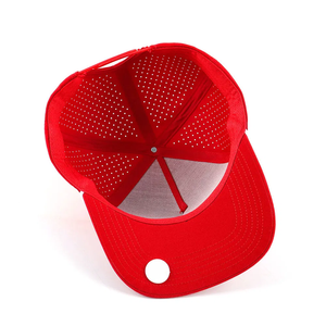 Sombrero de Golf de 5 paneles personalizado VN OEM, bordado en 2D, logotipo, ala, Cierre trasero de plástico, cuerda, Material impermeable, gorra de béisbol cortada con láser - Product Image 6