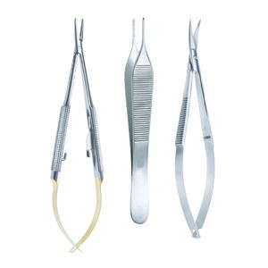 Vente en gros Ensemble de cataractes Instruments de chirurgie des yeux avec porte-aiguille Micro instruments chirurgicaux ophtalmiques Ensemble de la cataracte des yeux - Product Image 5