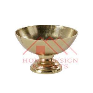 Decorative Gold Antique Compote Flower Pots Flower for Sale Unique Design Antique Gold Pedestal Fruits Bowl - Product Image 1