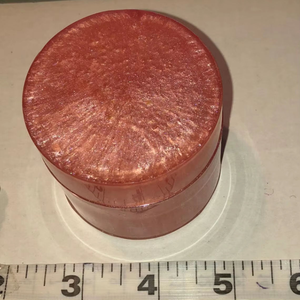Modern Resin Jar Set with Lid Handmade Storage Container in Natural Color - Product Image 3