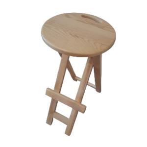 เก้าอี้ร้านอาหารแบบพับได้ ดีไซน์เรียบง่าย น้ำหนักเบา วัสดุไม้จริง ราคาขายส่ง - Product Image 1