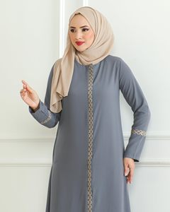 Elegante Vestido Abaya para Uso Diario, Ligero, Modesto y Cómodo, Perfecto para el Trabajo, el Hogar, Viajes o Eventos Especiales - Product Image 5