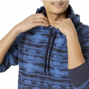 Ropa de calle de calidad superior última ropa de moda pulóver hombres sudaderas con capucha básicas sudaderas con capucha de mezcla de algodón para hombres - Product Image 4