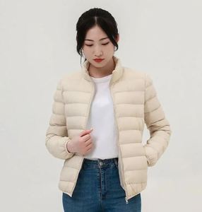Chaqueta acolchada con capucha reversible unisex, colección de invierno de tela de lona transpirable, de talla grande personalizada, con cremallera, diseño de Color sólido - Product Image 3