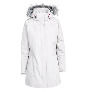 Chaqueta Parka de estilo de invierno de manga larga para mujer, forro de nailon acolchado a la moda, cómodo, duradero, ligero, XL - Product Image 1