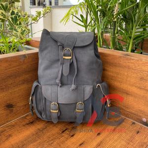 Large Capacity Suede Leather Backpacks for Men & <b>Women</b> School <b>Bags</b> Vintage Drawstring Daypack High Quality <b>Laptop</b> Backpack <b>Bags</b> - Product Image 1