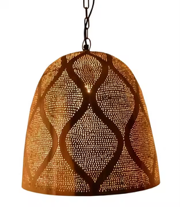 Azora Industries Lampe suspendue décorative contemporaine pour la maison Lustre en fer moderne au design élégant - Product Image 1