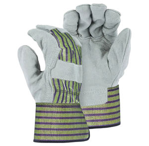 EN420 Certified 10 Inch Heavy Duty Split Leather Work Gloves Men Comfortable Cotton Lined Industrial Construction Nitrile - Product Image 4