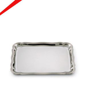 ถาดเสิร์ฟสเตนเลสสตีลสำเร็จรูปสีเงินเงางามสำหรับเครื่องครัว - Product Image 4