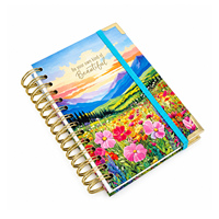 Carnet à spirale double personnalisé à couverture rigide avec pages lignées – Impression en gros pour carnets d'écriture