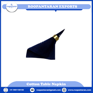 Les dernières serviettes en lin stylées Table Designer Handmade Block Printed Broded Pure Cotton Napkin à vendre au meilleur prix - Product Image 5