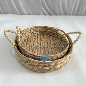 Diseño simplista Aspecto llamativo Diseño natural para decoración del hogar Vajilla Jacinto de agua Bandeja para servir - Product Image 2