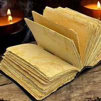 Carnet en cuir Grimoire Corbeau Raven, Livre des Ombres Horreur Nocturne, 200/400 pages à bords festonnés, Livre de sorts gothique, Cadeau pour la Fête des Mères