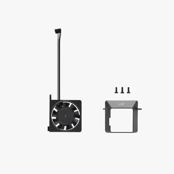 Cooling Fan for 3D Printer Hotend-P2S Compatible Metal & Plastic Grey/Black Accessory 60x60x30m