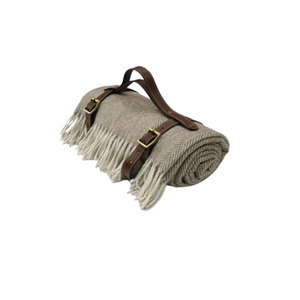 Manta de espiga natural de nuevo diseño de lujo de calidad superior del fabricante indio - Product Image 5