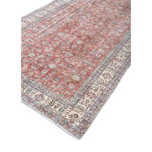 Alfombra de Lana Anudada a Mano de Gran Tamaño, Estilo Vintage, Pae-2816, Patrón Floral Rojo Naranja, para Sala de Estar, Pasillo, Rectangular, para Adolescentes - Product Image 2