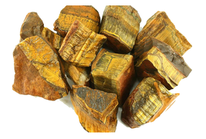 Piedra en bruto Ojo de Tigre Bruto en bruto para Reiki natural cristal curativo Un pulido piedras preciosas en bruto cristal natural mayorista - Product Image 5