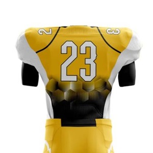 Uniformes de Fútbol Americano con Logotipo Personalizado, Transpirables, de Verano, Alta Calidad, 100% Poliéster, Secado Rápido, Manga Corta, Ropa Deportiva - Product Image 5