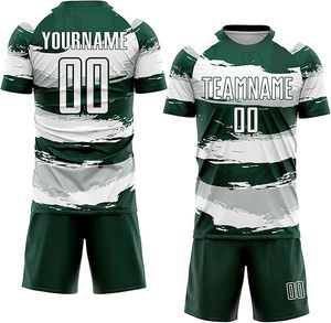 Ensemble complet unisexe de maillot de football respirant et léger à manches courtes – Créez votre propre maillot d'équipe – Tenue de football personnalisable - Product Image 4
