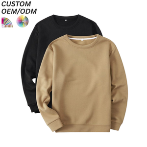 Sudadera de Algodón para Hombre, Corte Regular, Color Sólido, Estilo Urbano, Logotipo Personalizado, Soporte OEM ODM, Ropa al por Mayor - Product Image 1