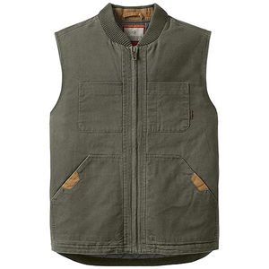 Chaleco Vaquero Verde Clásico de Moda Vintage Casual para Hombre, Cuello Redondo, Sin Mangas, Transpirable, Ecológico, con Botones de Cuerno - Product Image 1