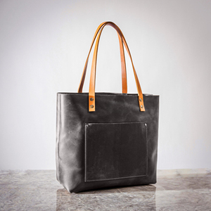 Sac fourre-tout élégant pour femmes Sac à main à bandoulière en cuir véritable Sac à main tendance Grande capacité de bureau LTB-0248 - Product Image 1