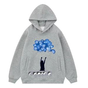 Sweat à capuche personnalisé de haute qualité 100% coton éponge française conception d'impression brodée sweats à capuche à épaules tombantes poids lourd 500g sweats à capuche - Product Image 1