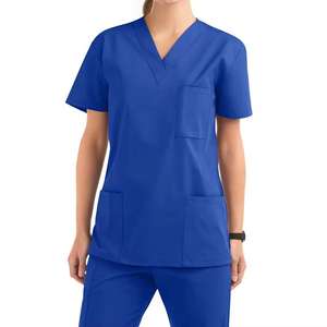 Nuevo Conjunto de Uniforme de Enfermera para Quirófano con Cuello en V, Uniforme de Enfermería para Hospital, Uniforme de Trabajo Dental para Mujer, Traje Quirúrgico, Ropa de Punto de Alta Calidad para Spa - Product Image 3