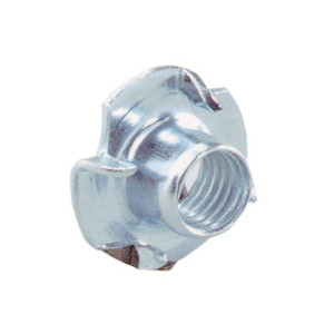 Fondo de tornillo de 4 puntas de acero zincado, diámetro 22xh12 M8 - Product Image 1