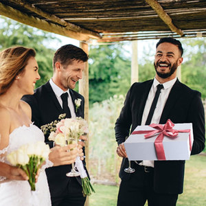 Cajas de regalo de 12x8x4 pulgadas con tapas de cierre magnético, caja magnética blanca para boda, propuesta de dama de honor para padrinos de boda, cumpleaños - Product Image 3