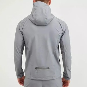 Chaquetas cortavientos Softshell ligeras con forro de logotipo personalizado OEM Chaquetas impermeables de lana para hombre. - Product Image 6