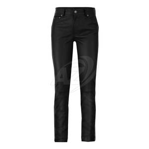 Vente directe d'usine de pantalons en cuir décontractés pour hommes de qualité supérieure motif droit léger délavé foncé nouveau conçu Pakistan - Product Image 3