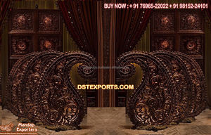 Stunning <b>Wedding</b> Event Engagement Stage Decor UK Fabulous <b>Wedding</b> Reception Ceremony Stage White FRP <b>Frames</b> for <b>Wedding</b> Stages - Product Image 2